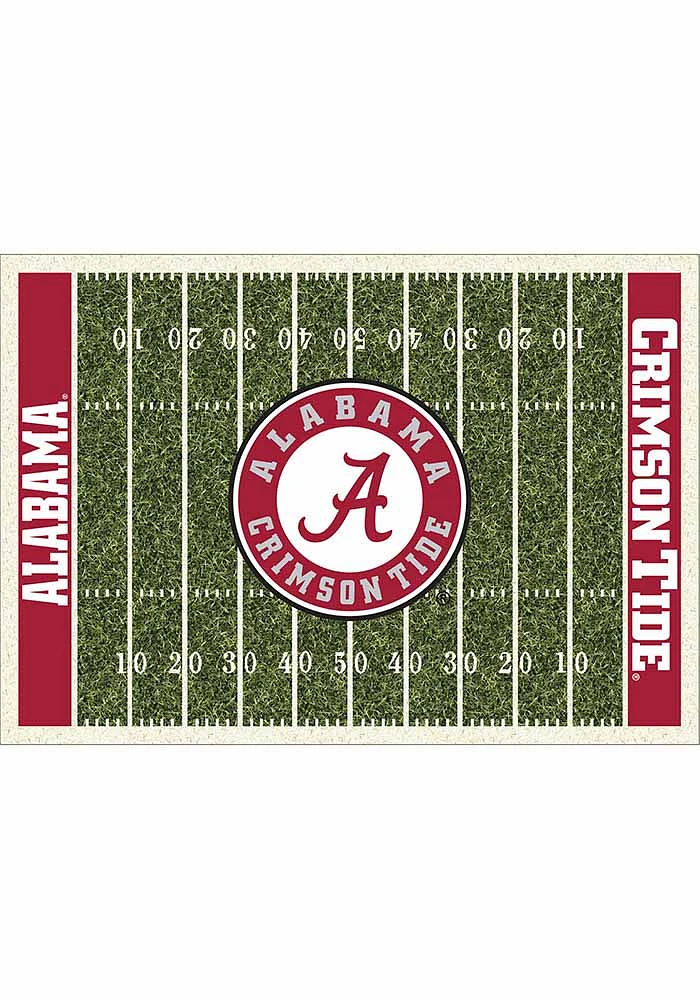 Alabama Crimson Tide 6x8 Homefield Interior Rug - Crimson