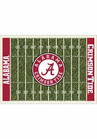 Alabama Crimson Tide 6x8 Homefield Interior Rug - Crimson