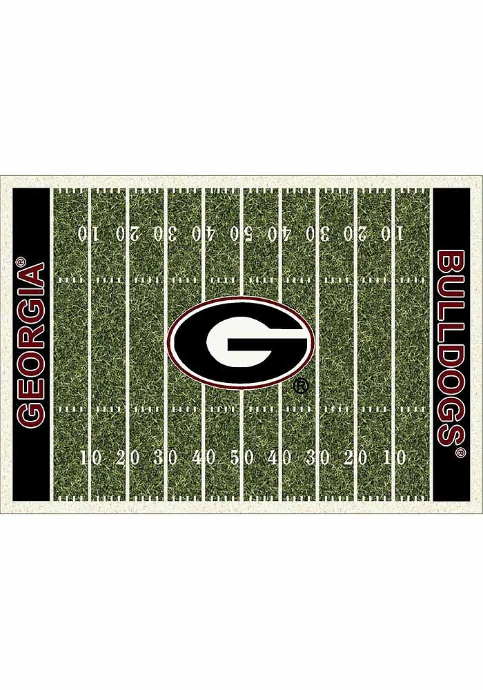 Georgia Bulldogs 6x8 Homefield Interior Rug - Red