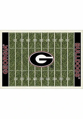 Georgia Bulldogs 6x8 Homefield Interior Rug - Red