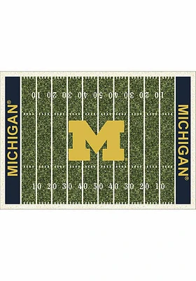 Michigan Wolverines 6x8 Homefield Interior Rug - Blue