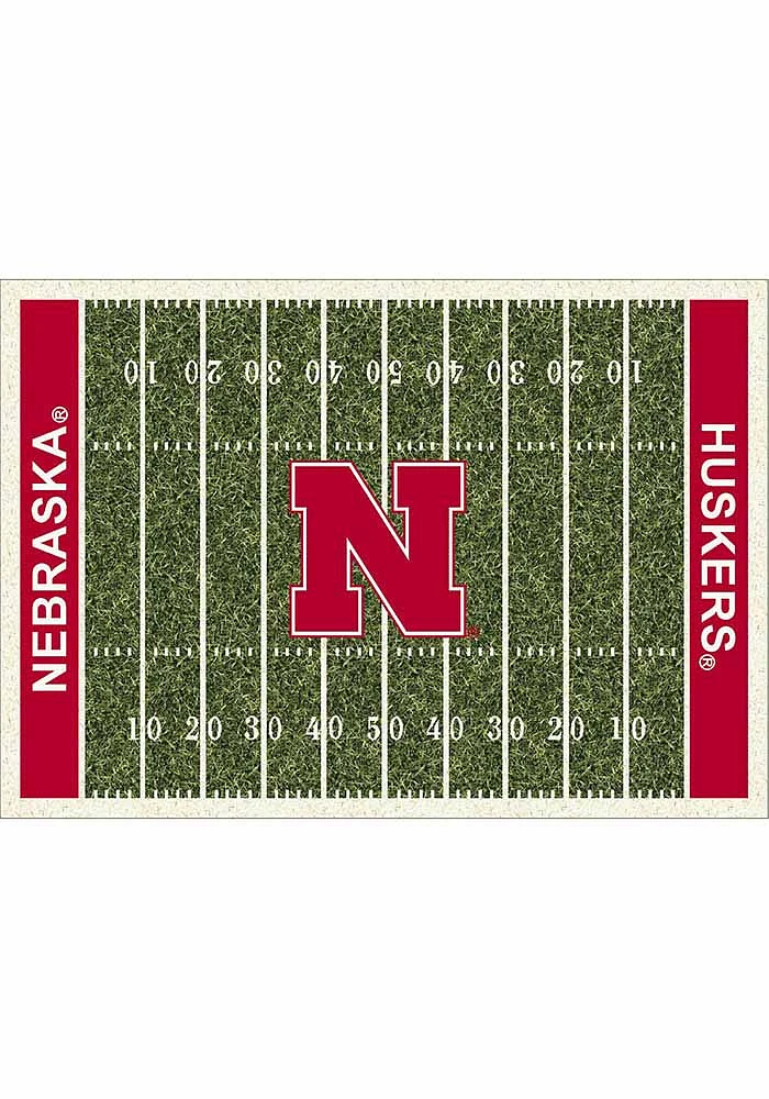 Nebraska Cornhuskers 6x8 Homefield Interior Rug - Red