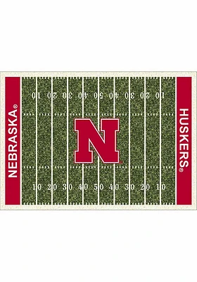 Nebraska Cornhuskers 6x8 Homefield Interior Rug - Red