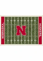Nebraska Cornhuskers 6x8 Homefield Interior Rug - Red