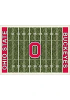 Ohio State Buckeyes 6x8 Homefield Interior Rug - Red