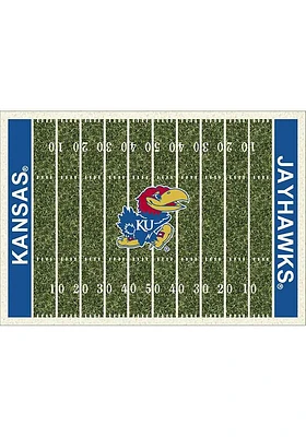 Kansas Jayhawks 6x8 Homefield Interior Rug - Red