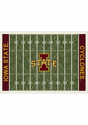 Iowa State Cyclones 6x8 Homefield Interior Rug - Red