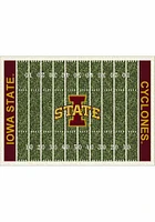 Iowa State Cyclones 6x8 Homefield Interior Rug - Red