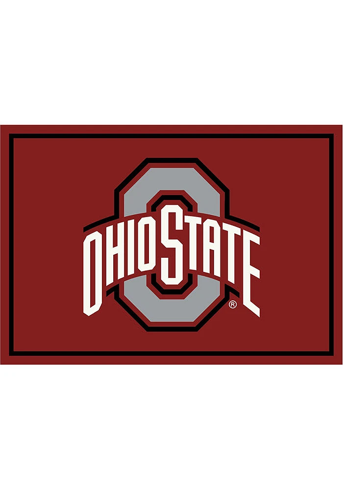 Ohio State Buckeyes 6x8 Spirit Interior Rug - Red
