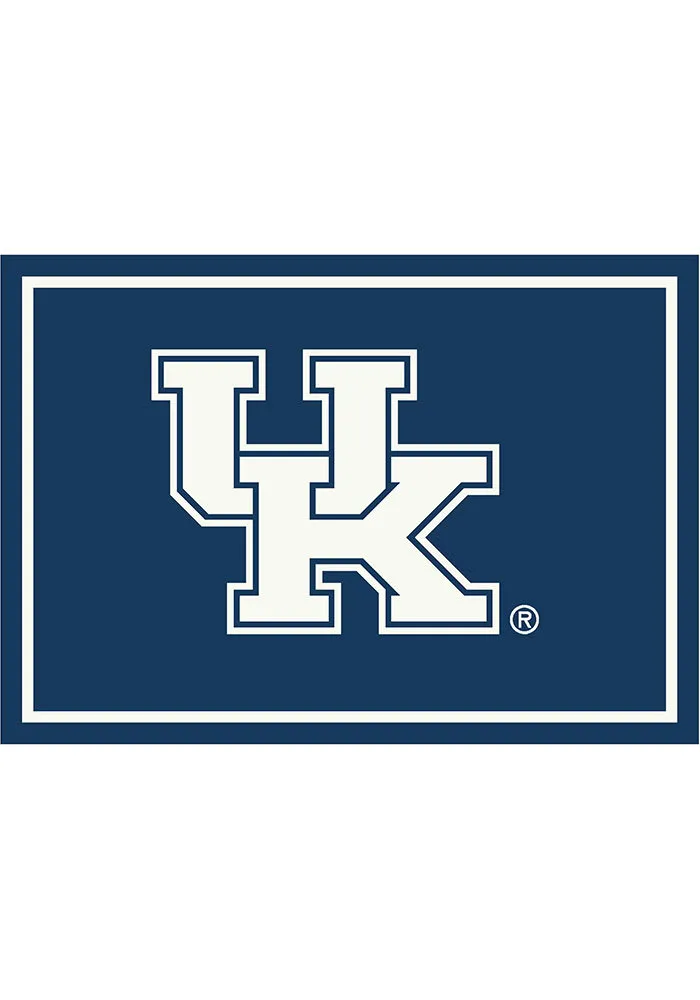 Kentucky Wildcats 6x8 Spirit Interior Rug - Blue