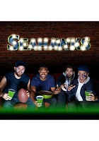Seattle Seahawks Recycled Metal Marquee Sign