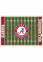 Alabama Crimson Tide 8x11 Homefield Interior Rug - Crimson
