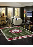 Alabama Crimson Tide 8x11 Homefield Interior Rug - Crimson