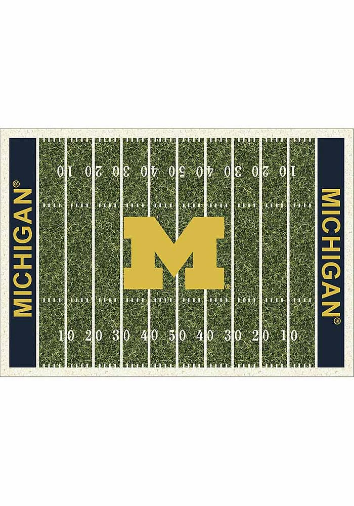 Michigan Wolverines 8x11 Homefield Interior Rug - Blue