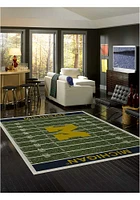 Michigan Wolverines 8x11 Homefield Interior Rug - Blue
