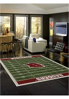 Wisconsin Badgers 8x11 Homefield Interior Rug - Cardinal
