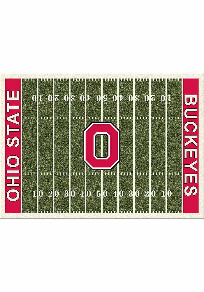 Ohio State Buckeyes 8x11 Homefield Interior Rug - Red