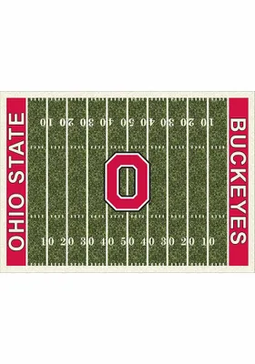 Ohio State Buckeyes 8x11 Homefield Interior Rug - Red