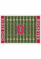 Ohio State Buckeyes 8x11 Homefield Interior Rug - Red