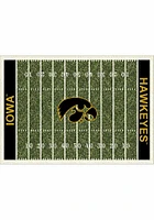 Iowa Hawkeyes 8x11 Homefield Interior Rug - Black