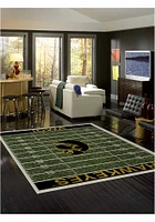 Iowa Hawkeyes 8x11 Homefield Interior Rug - Black