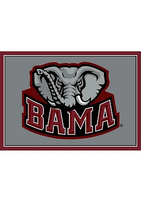 Alabama Crimson Tide 8x11 Spirit Interior Rug - Crimson