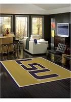 LSU Tigers 8x11 Spirit Interior Rug - Purple