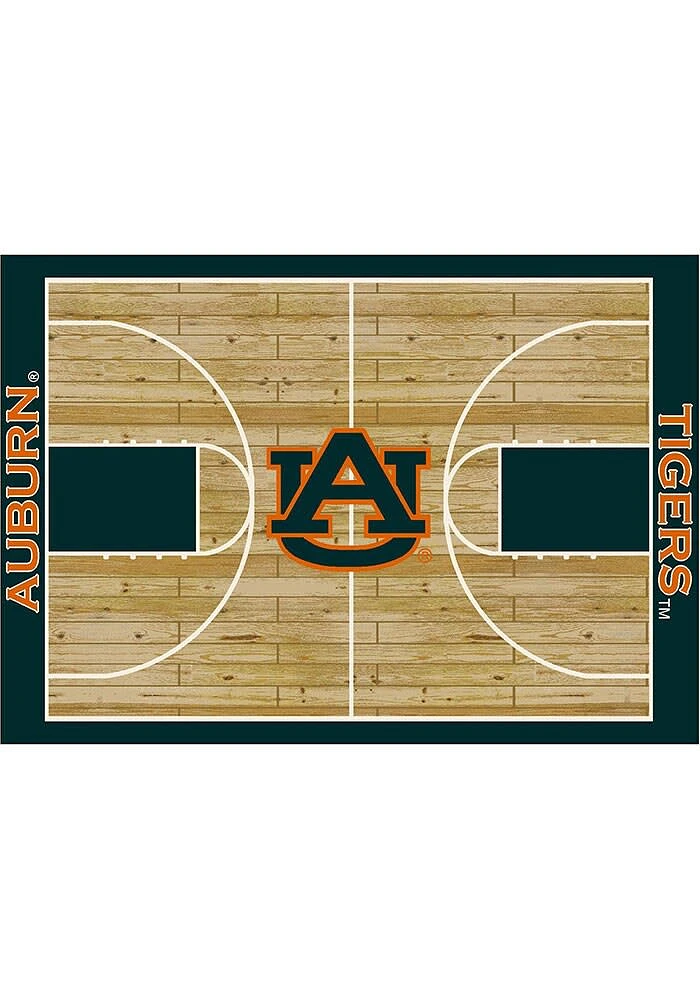 Auburn Tigers 4x6 Courtside Interior Rug - Orange