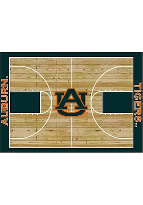 Auburn Tigers 4x6 Courtside Interior Rug - Orange