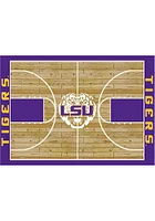 LSU Tigers 4x6 Courtside Interior Rug - Purple