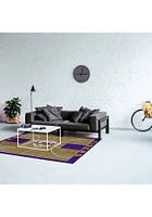 LSU Tigers 4x6 Courtside Interior Rug - Purple
