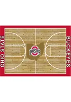 Ohio State Buckeyes 4x6 Courtside Interior Rug - Red