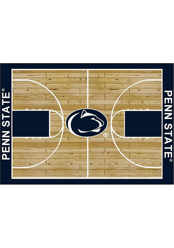 Penn State Nittany Lions 4x6 Courtside Interior Rug - Blue