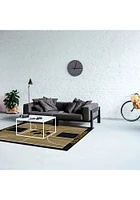 Iowa Hawkeyes 4x6 Courtside Interior Rug - Black