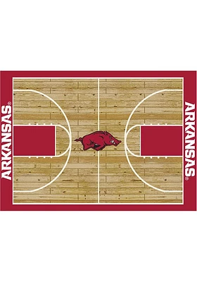 Arkansas Razorbacks 4x6 Courtside Interior Rug - Cardinal