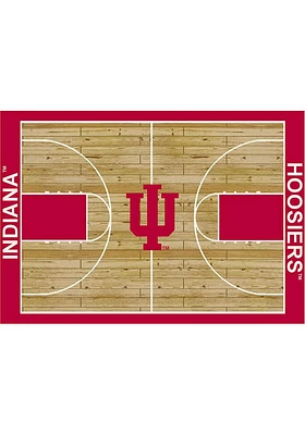 Indiana Hoosiers 4x6 Courtside Interior Rug - White