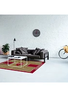 Indiana Hoosiers 4x6 Courtside Interior Rug - White