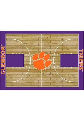 Clemson Tigers 4x6 Courtside Interior Rug - Orange