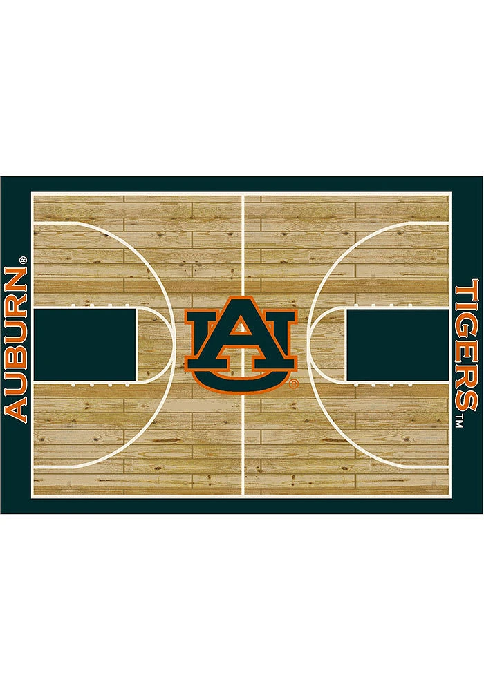 Auburn Tigers 6x8 Courtside Interior Rug - Orange