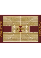 Iowa State Cyclones 6x8 Courtside Interior Rug - Red