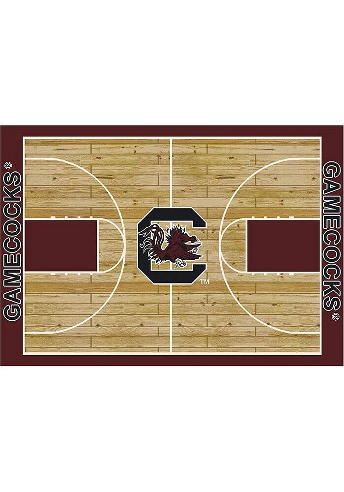 South Carolina Gamecocks 6x8 Courtside Interior Rug - Red
