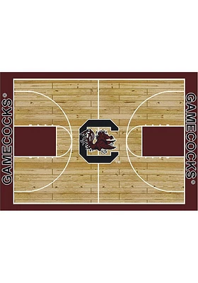 South Carolina Gamecocks 6x8 Courtside Interior Rug - Red