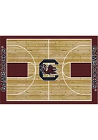 South Carolina Gamecocks 6x8 Courtside Interior Rug - Red