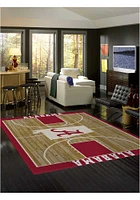 Alabama Crimson Tide 8x11 Courtside Interior Rug - Crimson
