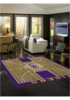 LSU Tigers 8x11 Courtside Interior Rug - Purple