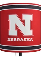 Red Nebraska Cornhuskers Logo Table Lamp