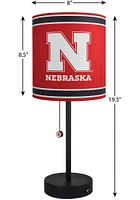 Red Nebraska Cornhuskers Logo Table Lamp