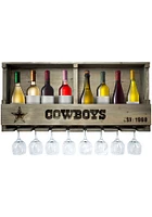 Dallas Cowboys Reclaimed Bar Shelf Wine Accessory