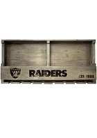 Las Vegas Raiders Reclaimed Bar Shelf Wine Accessory