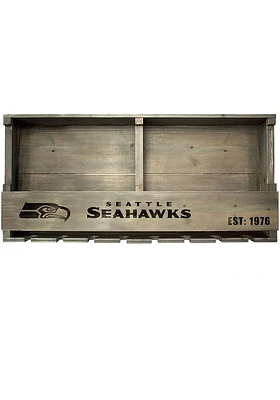 Seattle Seahawks Reclaimed Bar Shelf Wine Accessory
